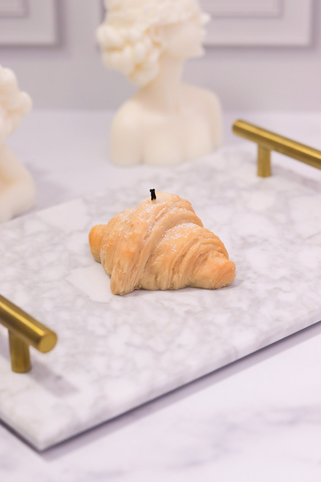 Croissant Pastry Candle (set of 3)