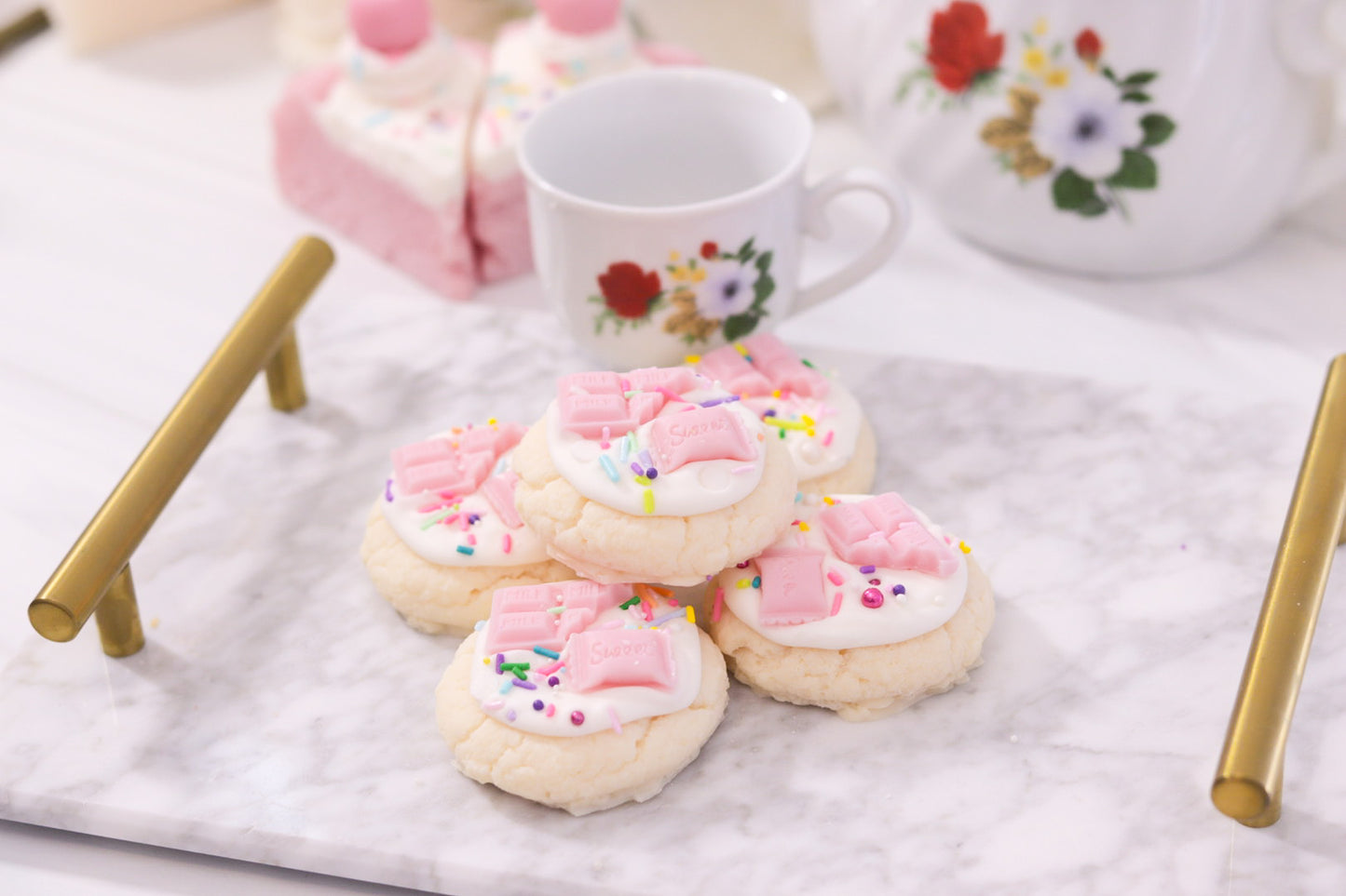 Pink Sugar Crystal Cookie Wax Melts