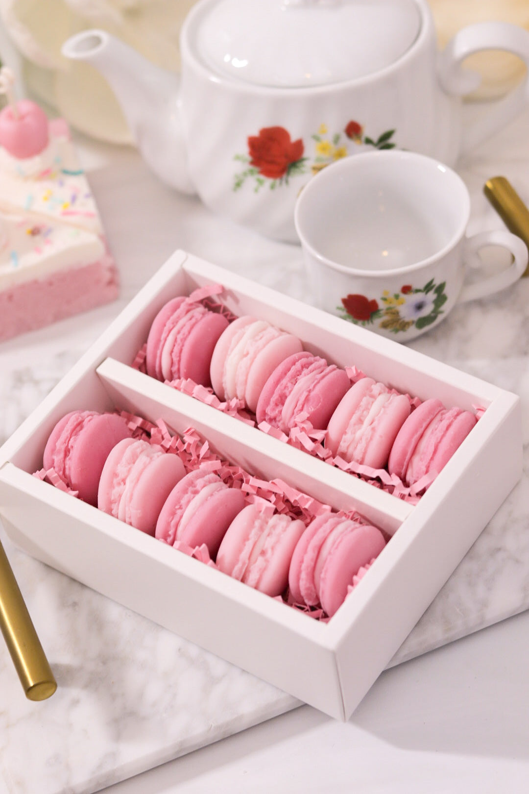 Strawberry Macaron Wax Melts