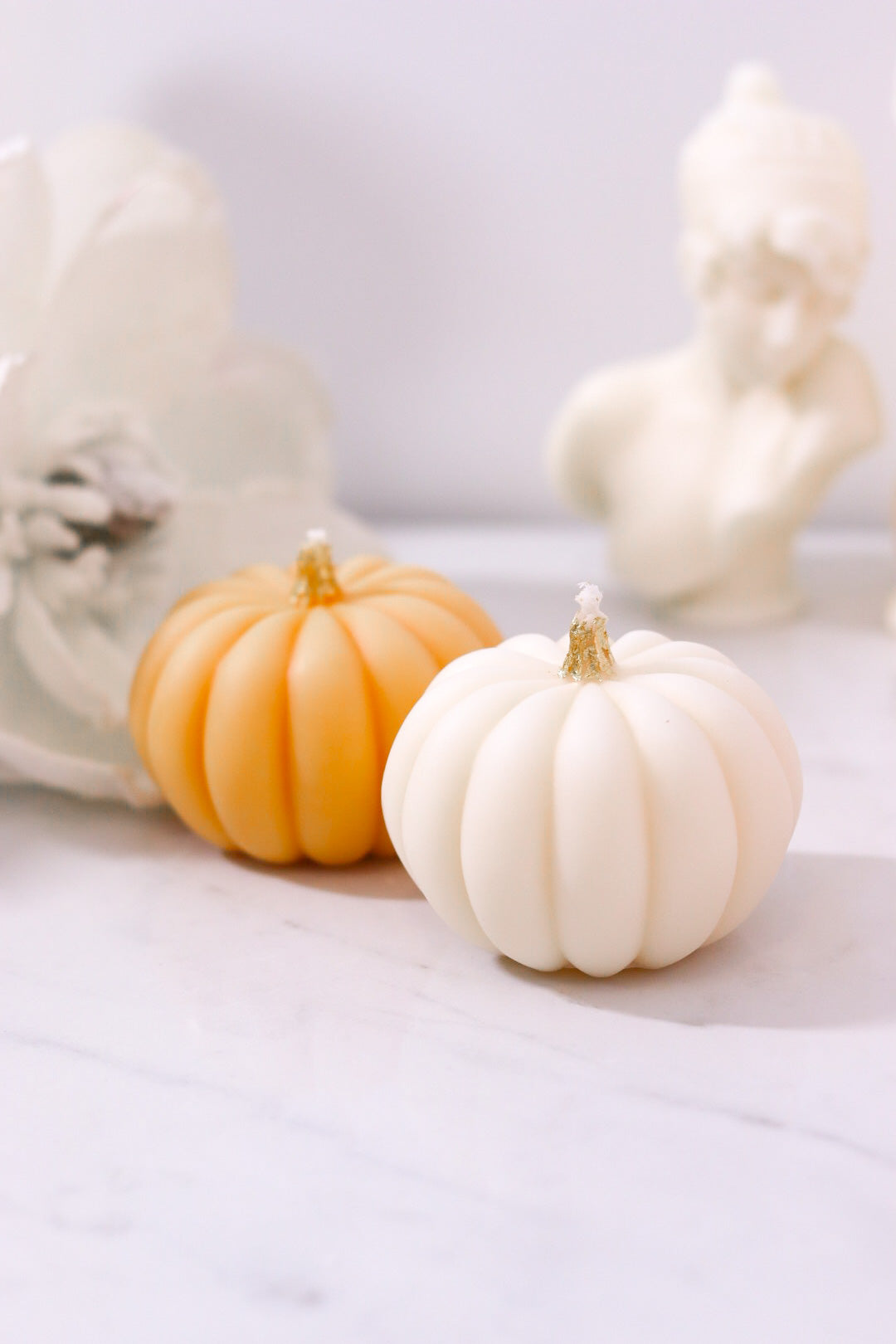 Festive Pumpkin Candle Set