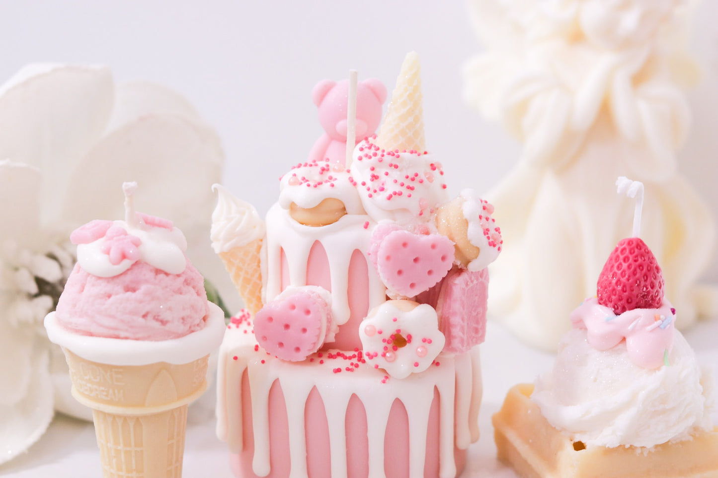 Decorative Ice Cream Cone Candle
