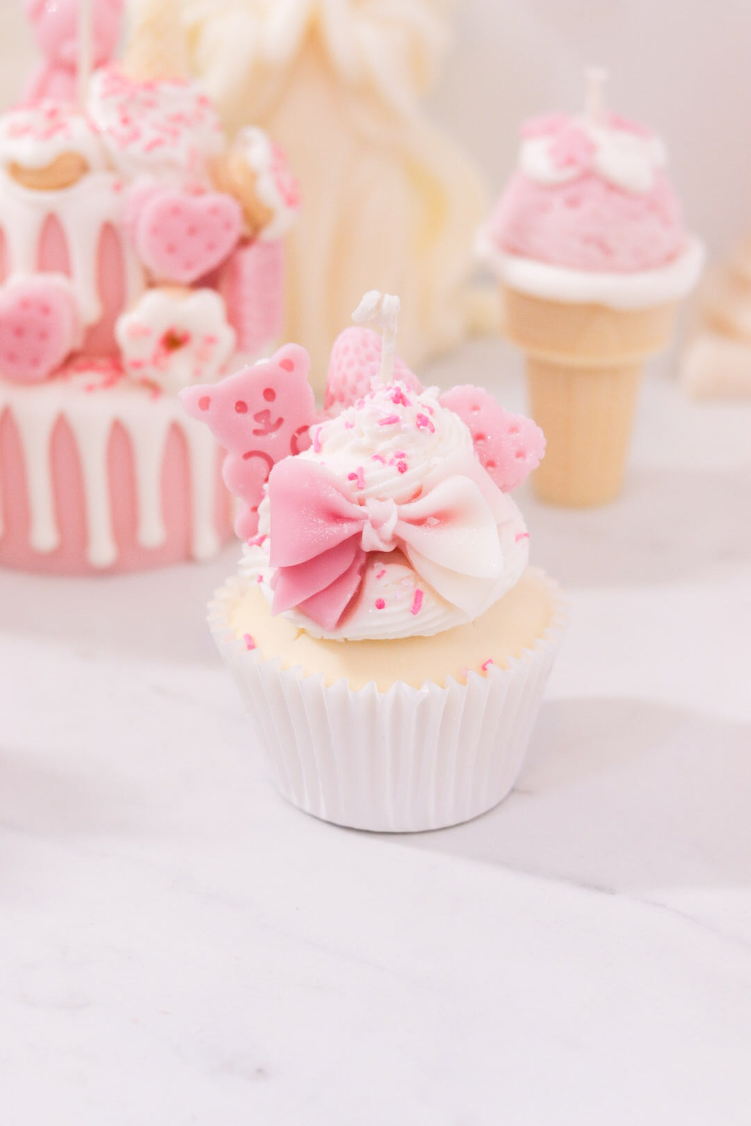 Decorative Jumbo Cupcake Candle