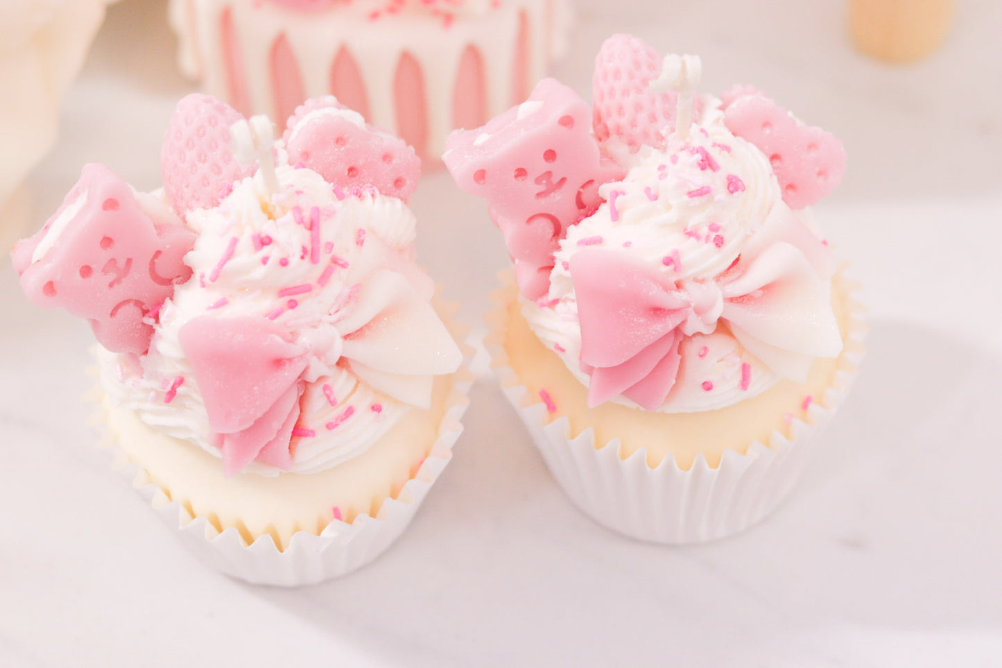 Decorative Jumbo Cupcake Candle