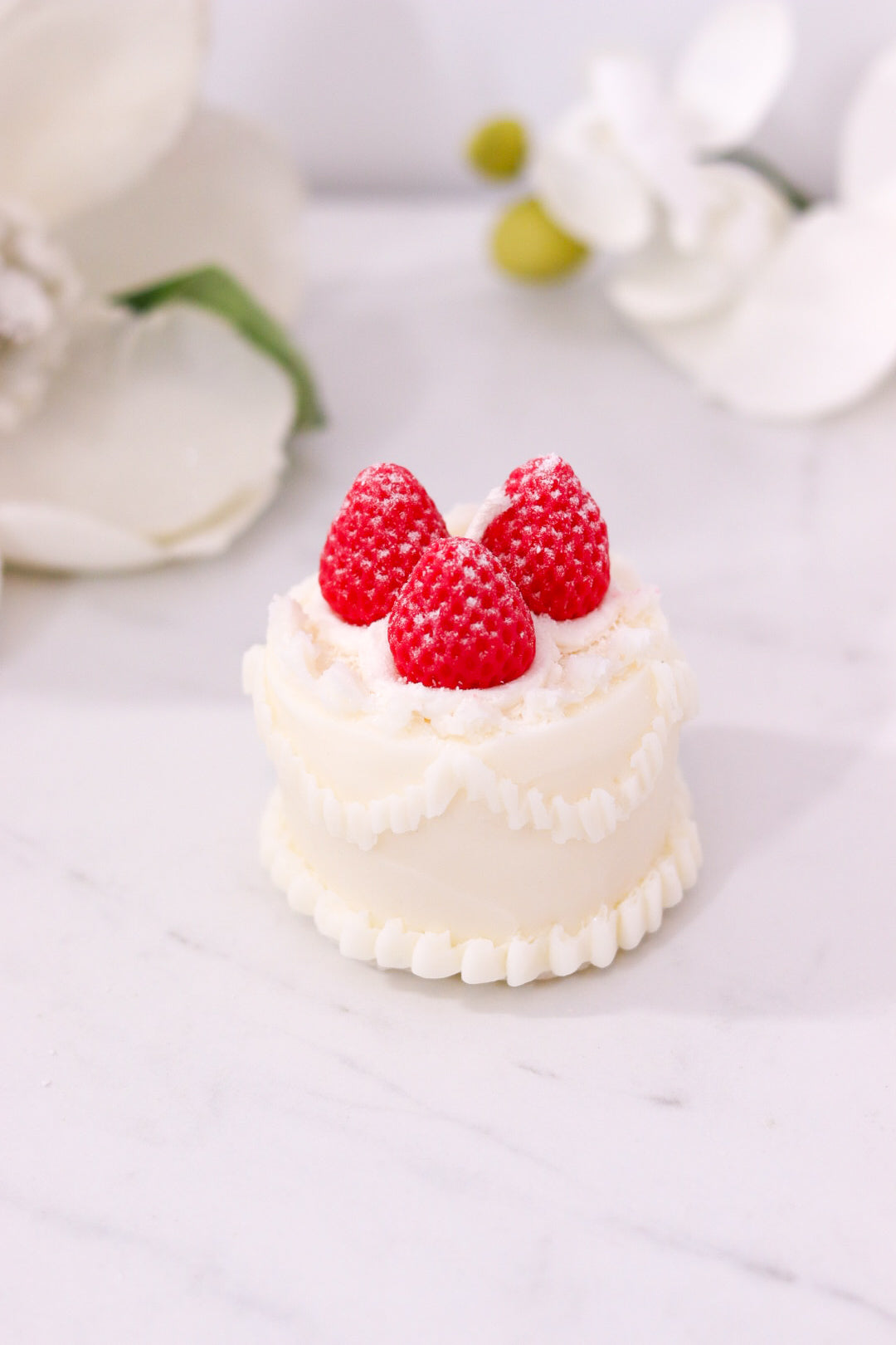 Strawberry Cake Candle
