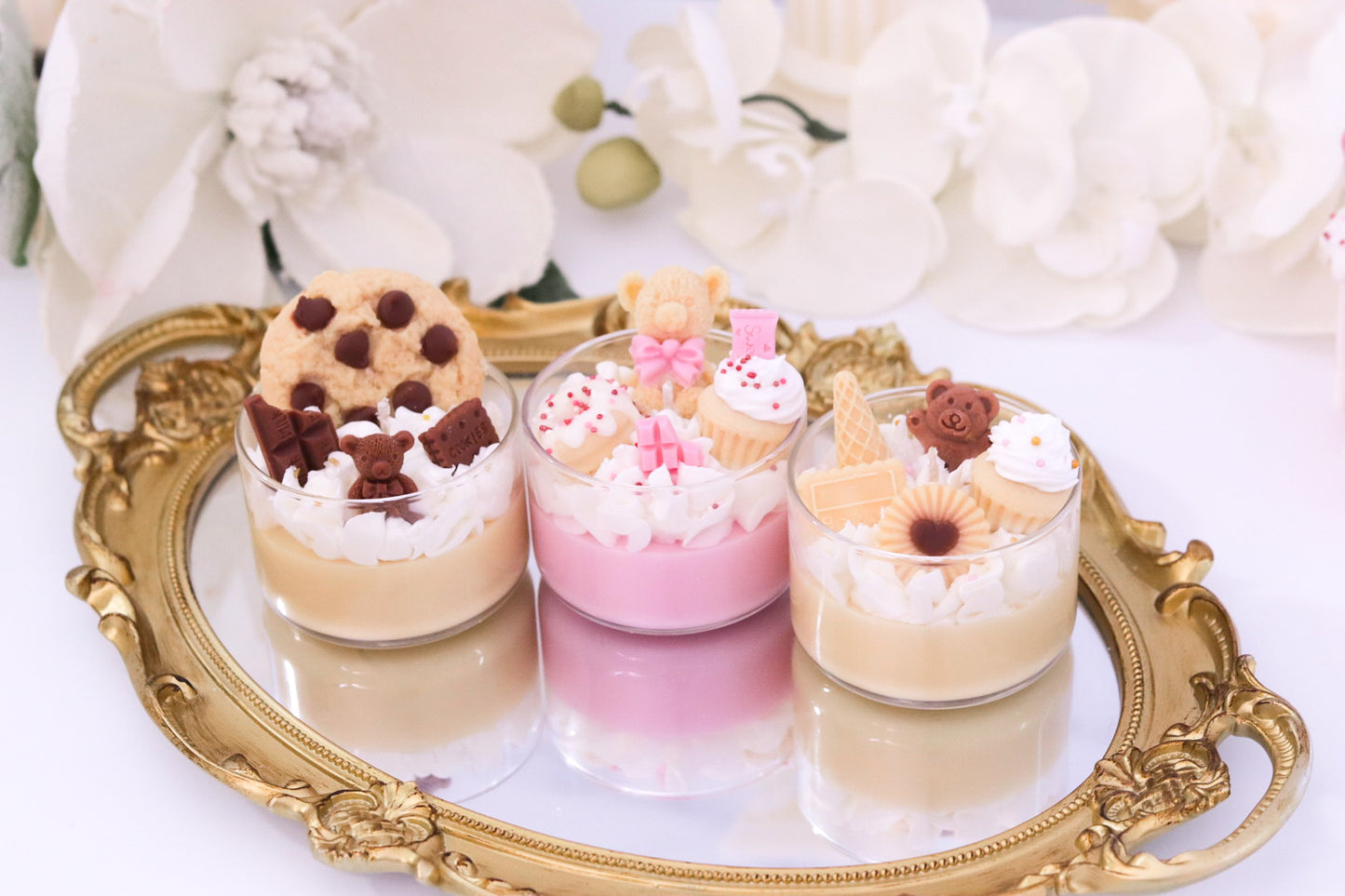Mini Sugar Cookie Dessert Candle