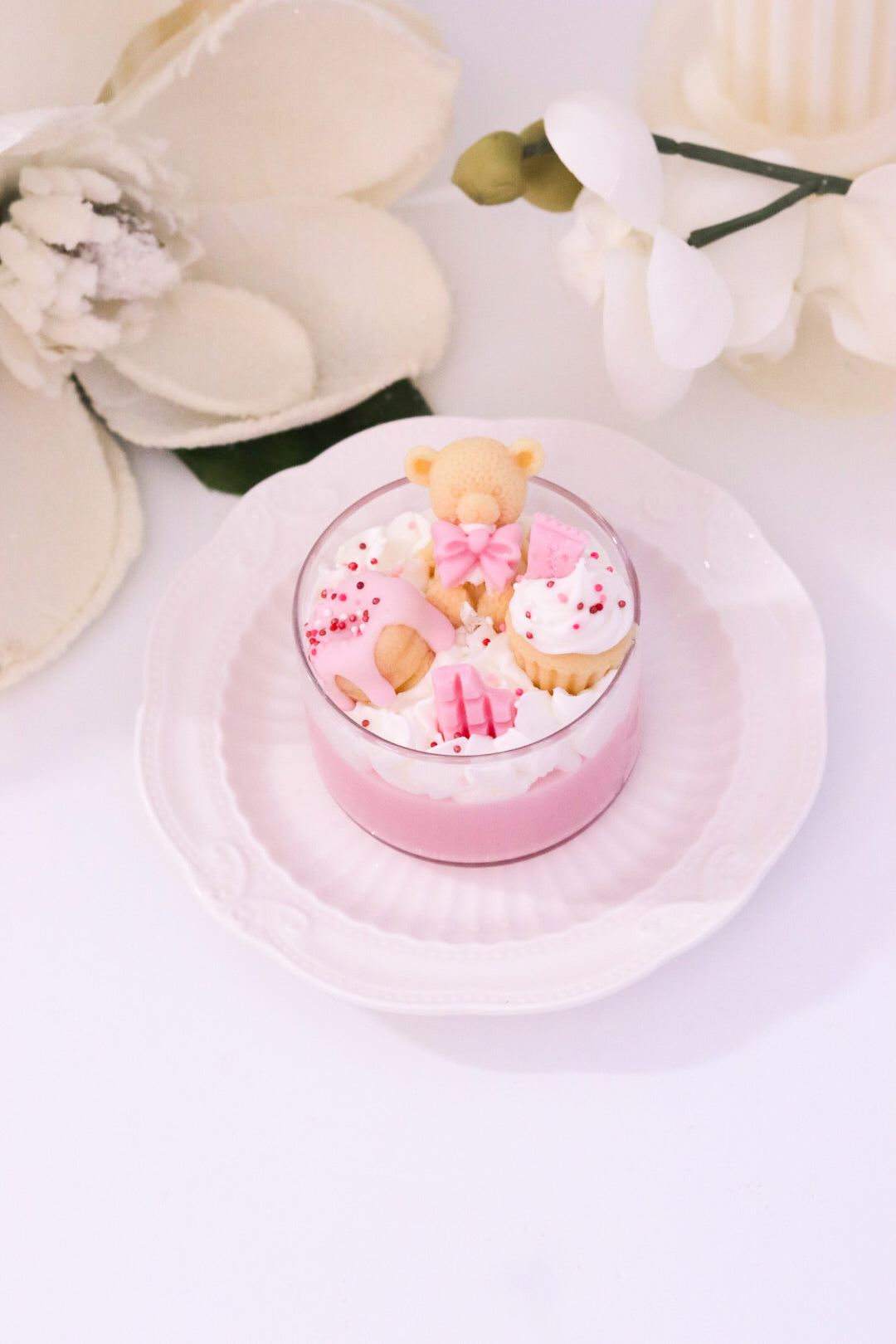Mini Bear Dessert Candle