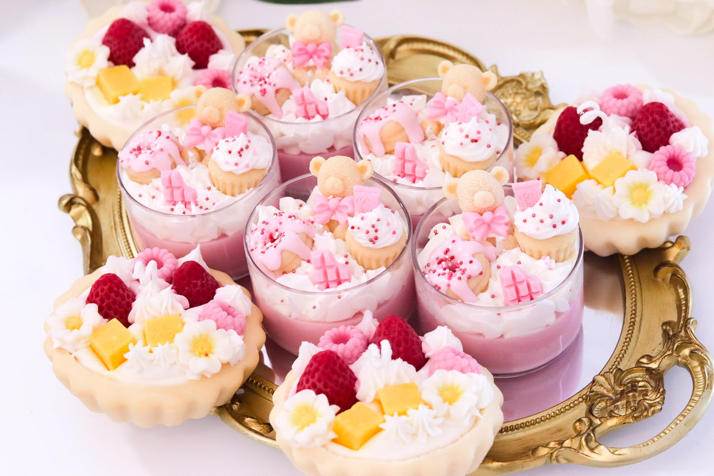 Mini Bear Dessert Candle