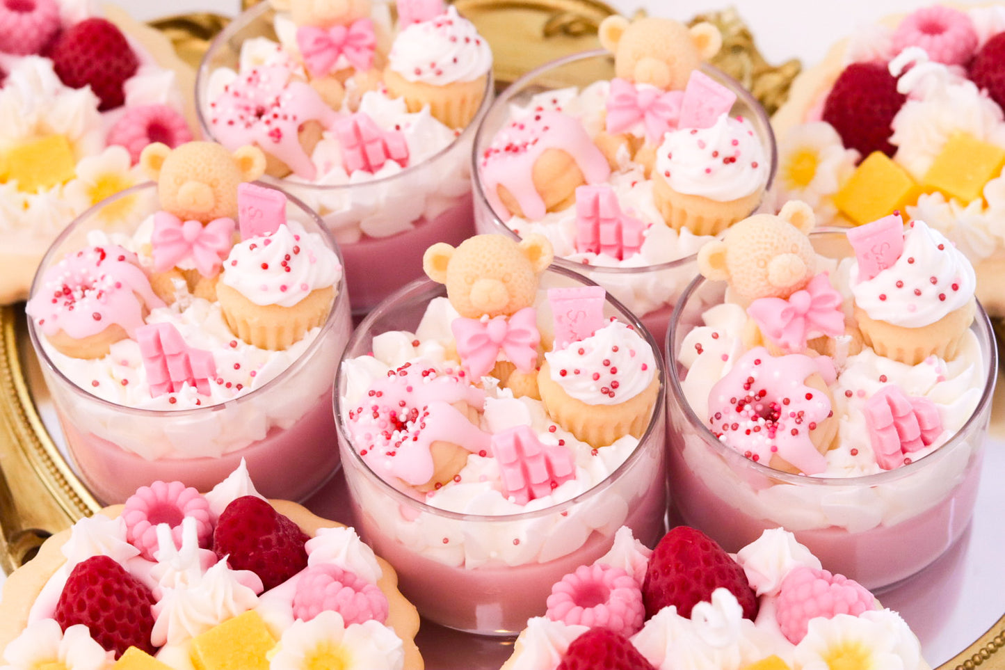 Mini Bear Dessert Candle