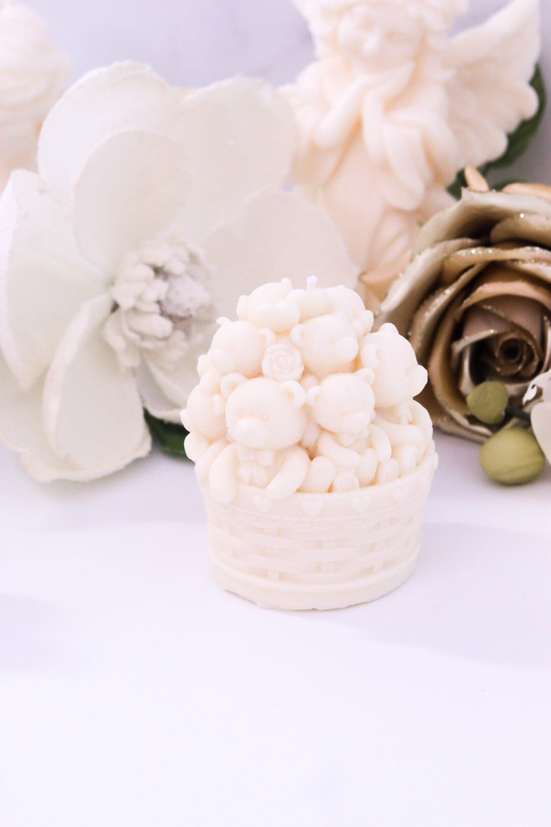 Bear Basket Candle