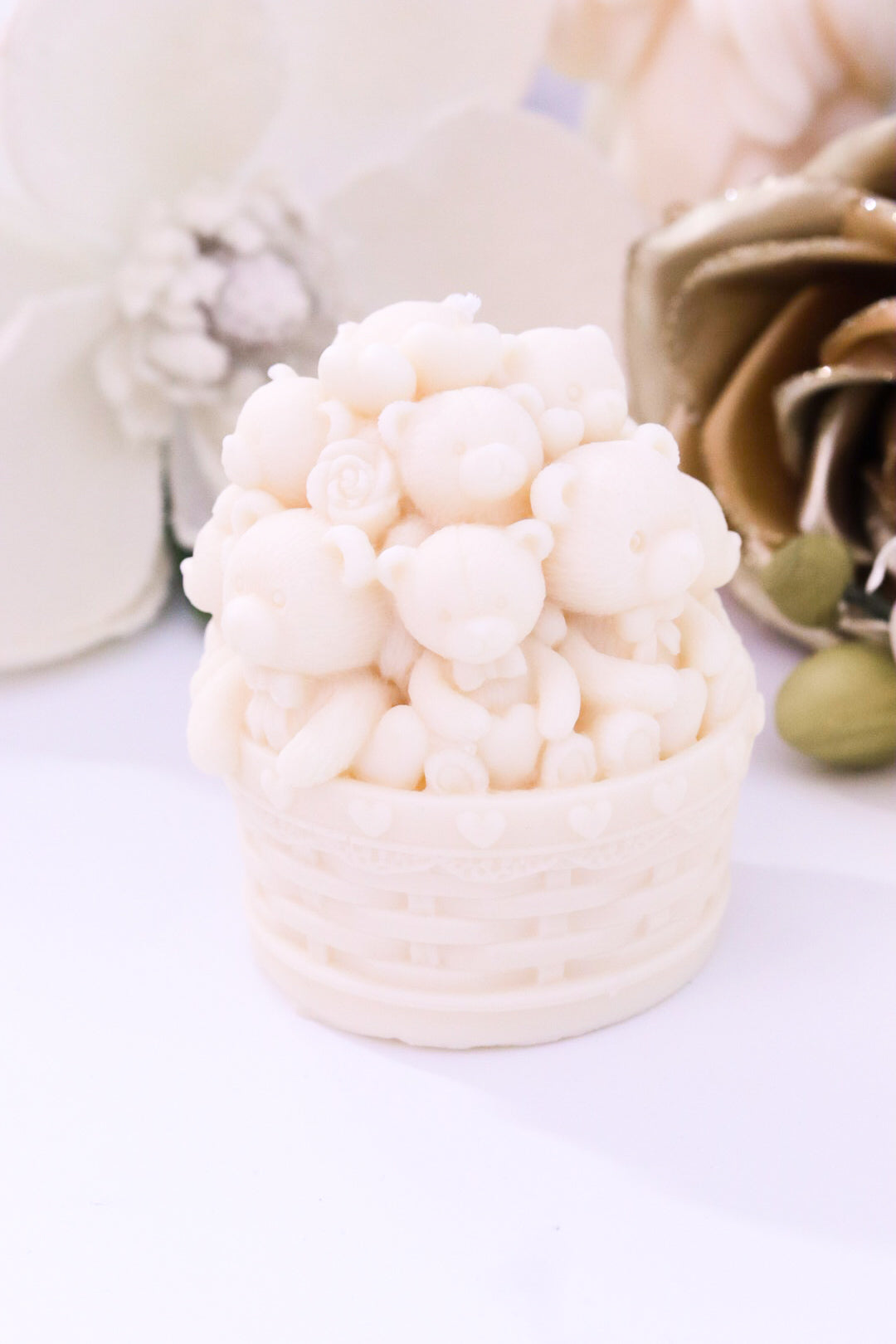 Bear Basket Candle