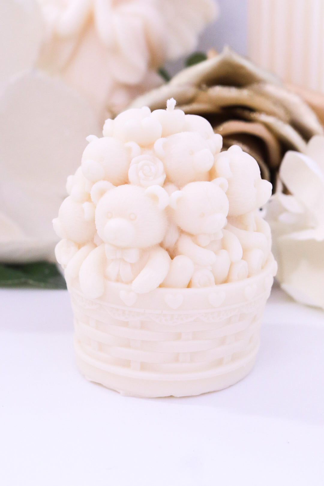 Bear Basket Candle