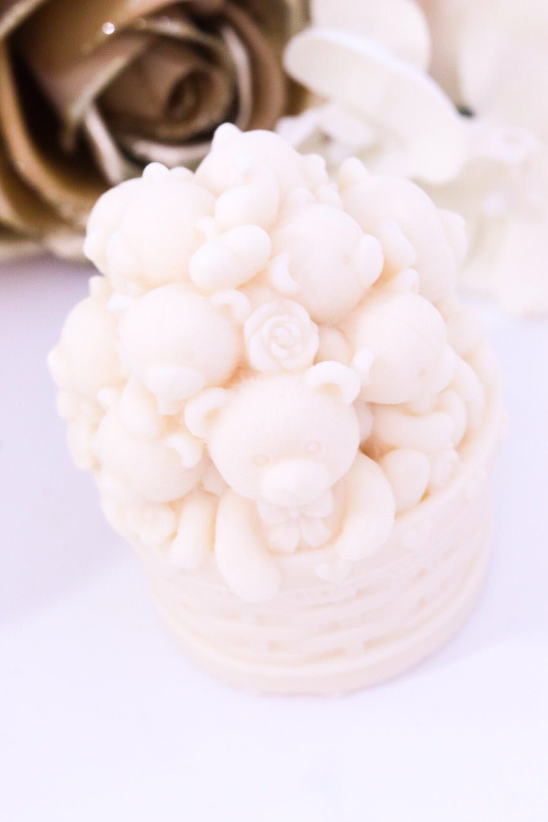 Bear Basket Candle