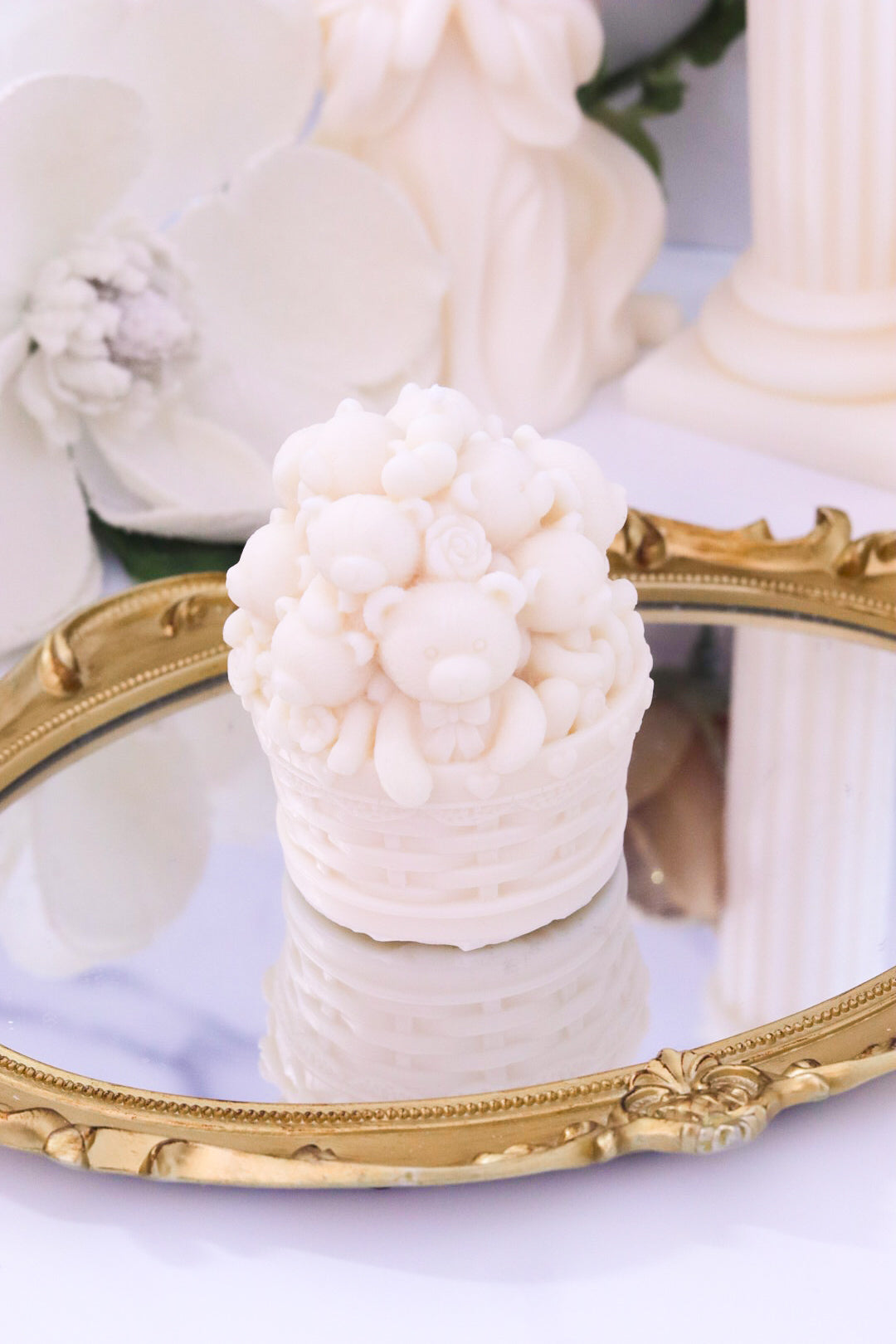 Bear Basket Candle