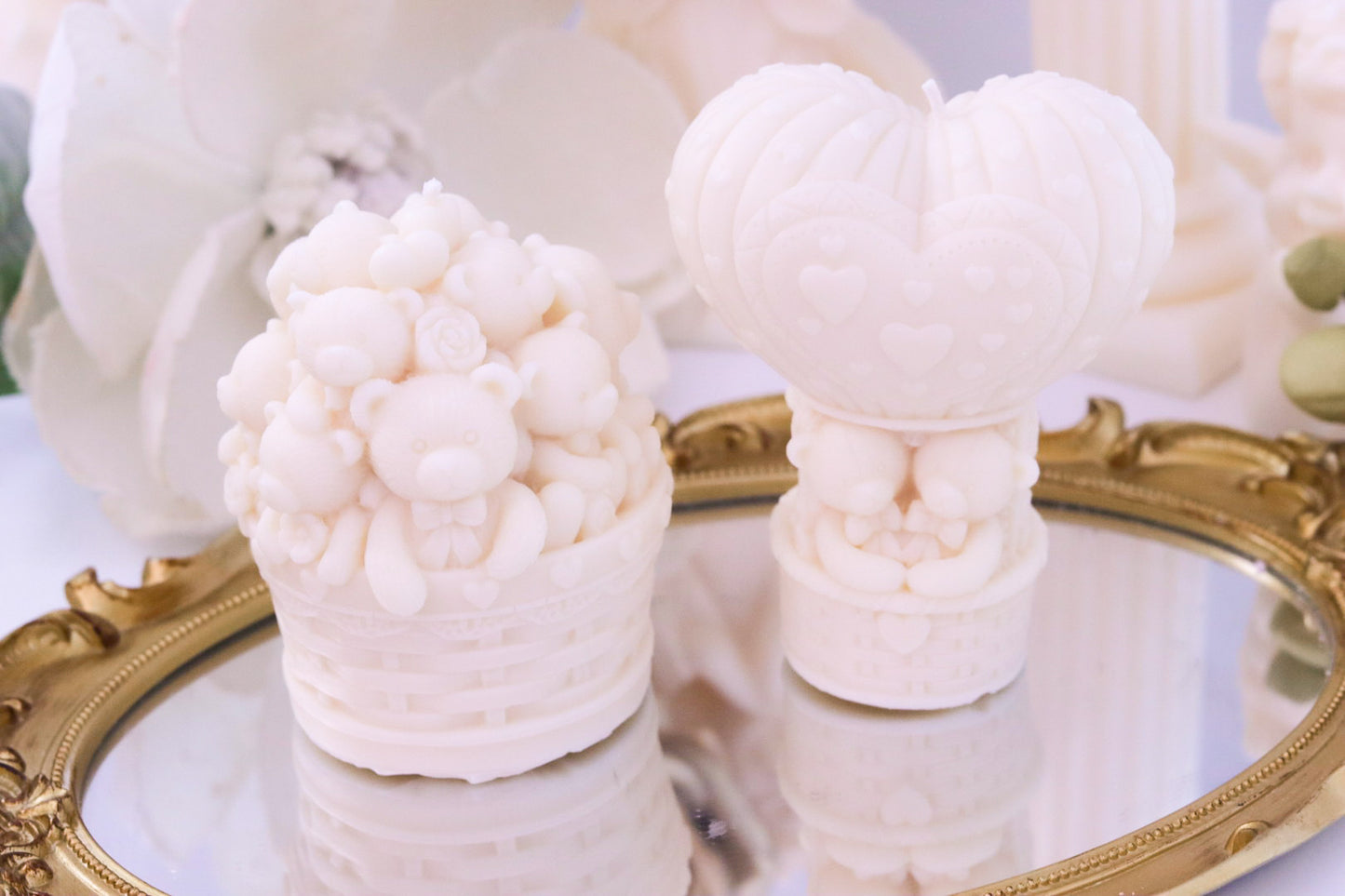 Bear Basket Candle