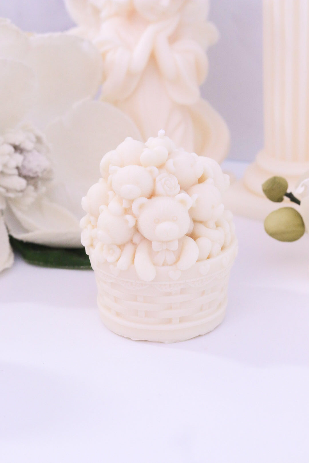 Bear Basket Candle