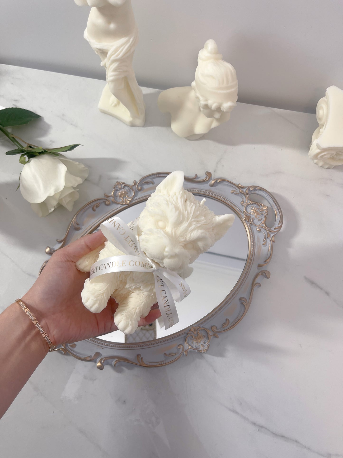 Yorkshire Puppy Candle