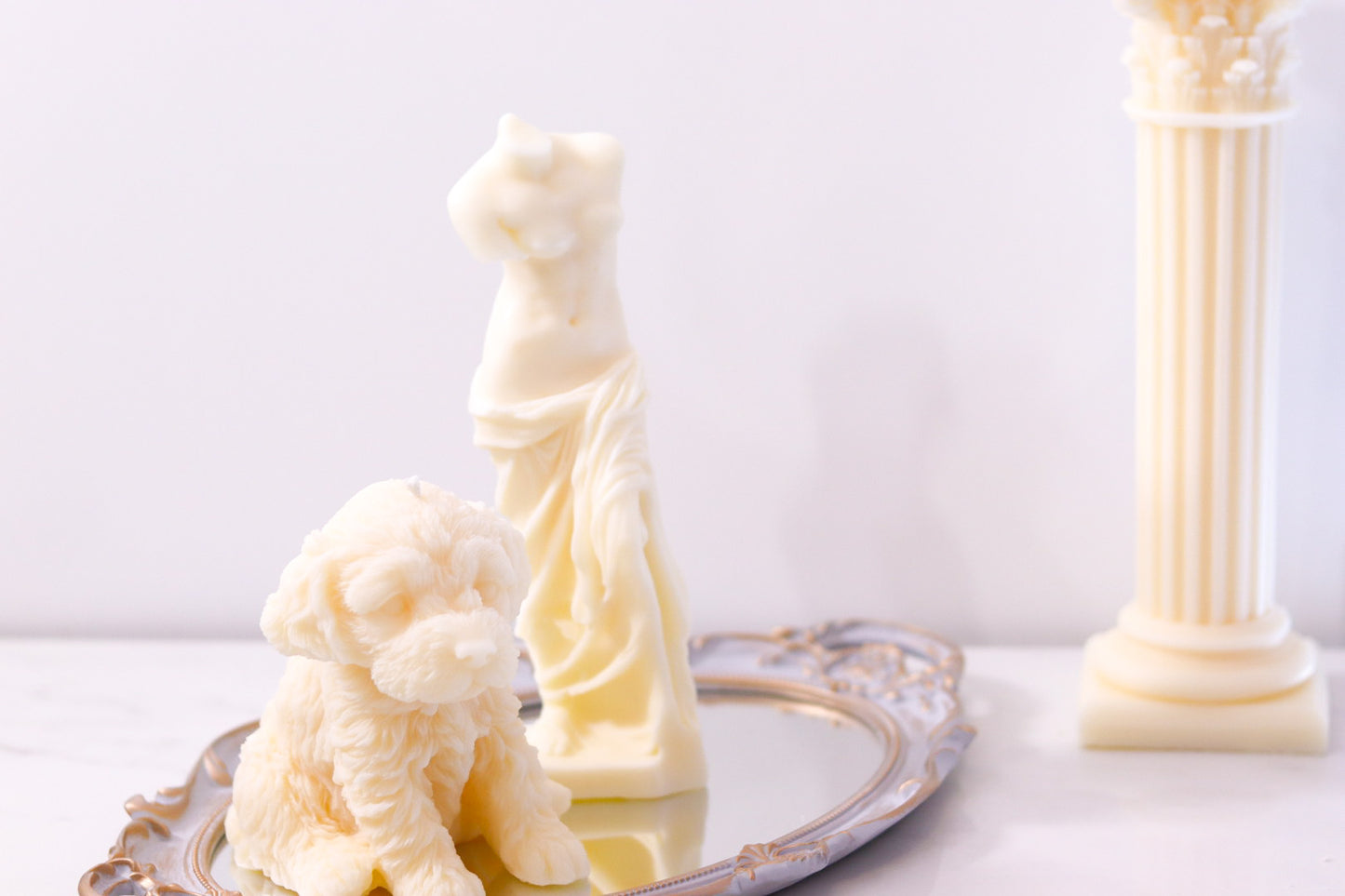 Adorable Puppy Candle