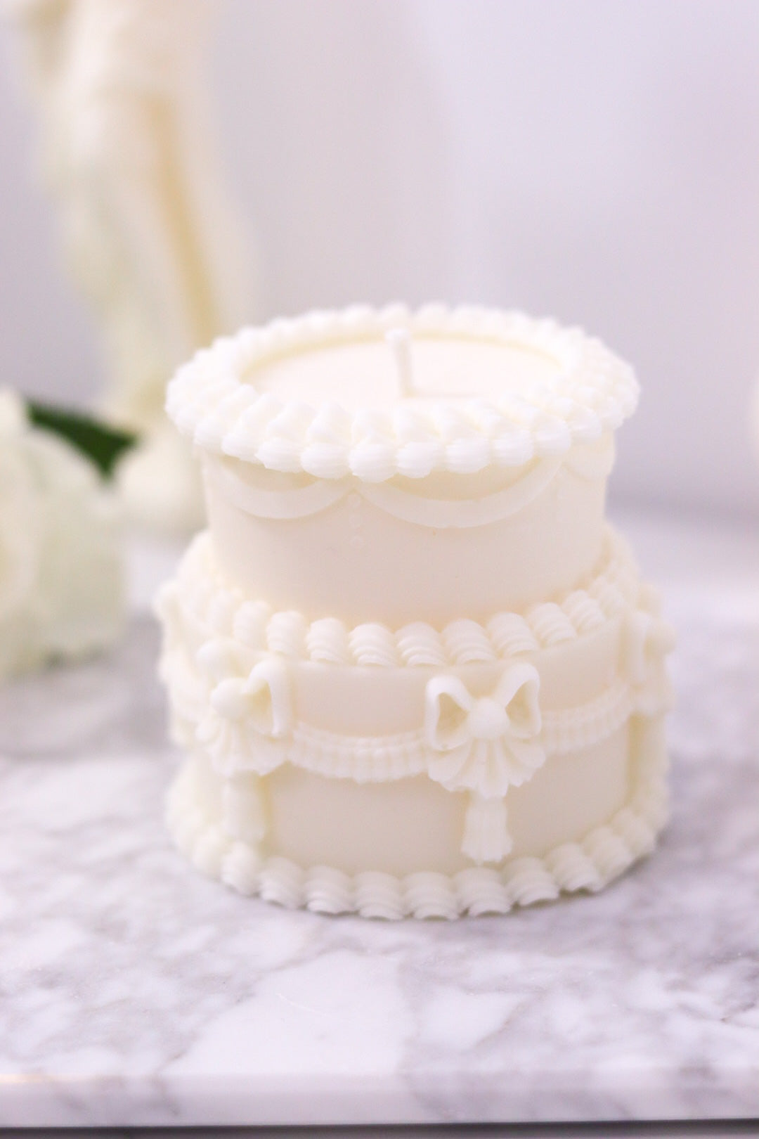 Two Layer Cake Candle