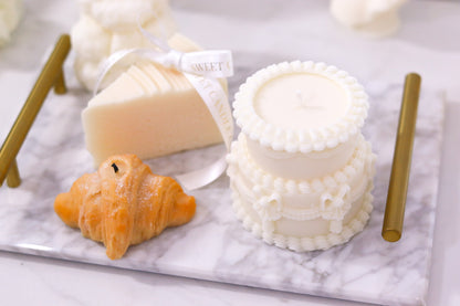 Two Layer Cake Candle