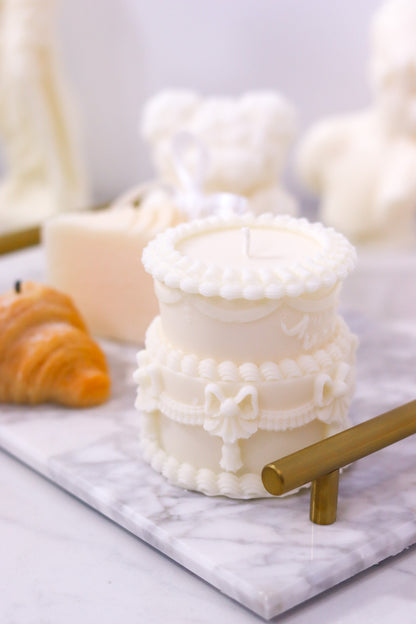 Two Layer Cake Candle