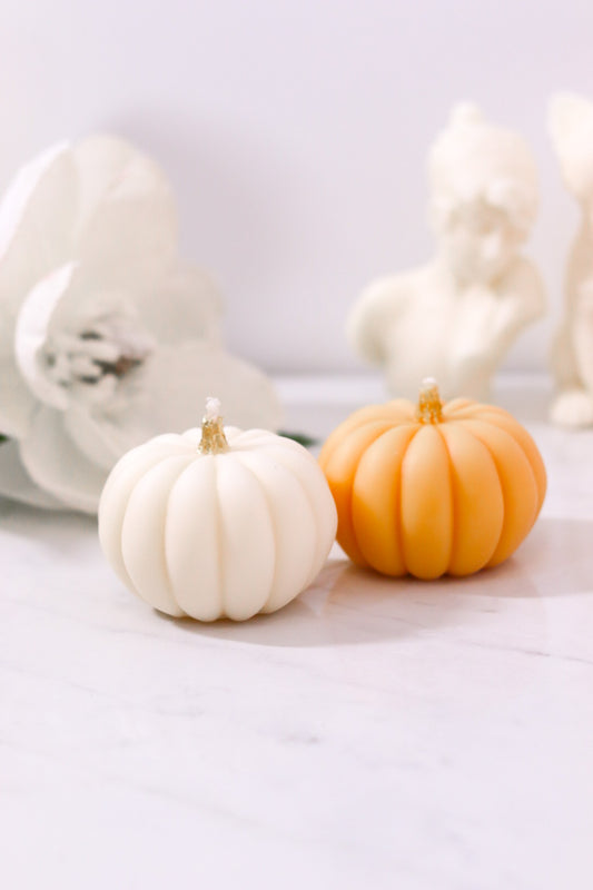 Festive Pumpkin Candle Set