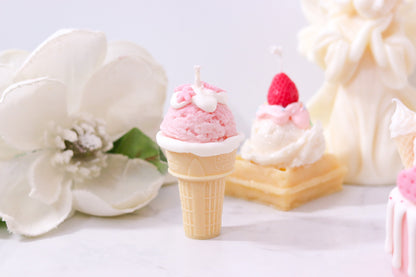 Decorative Ice Cream Cone Candle