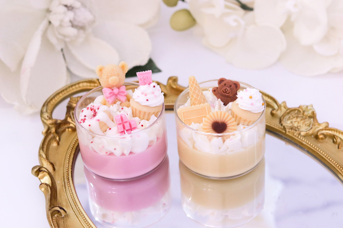 Mini Bear Dessert Candle