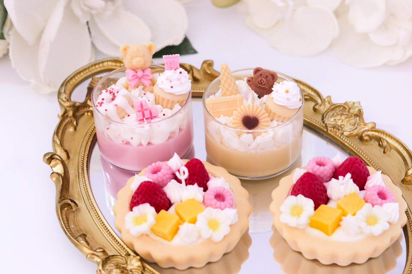 Mini Bear Dessert Candle