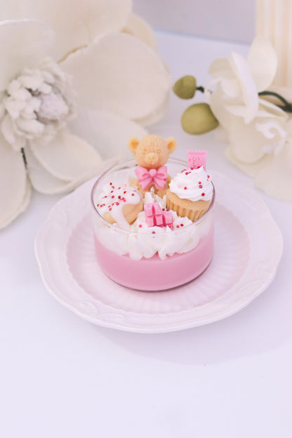 Mini Bear Dessert Candle