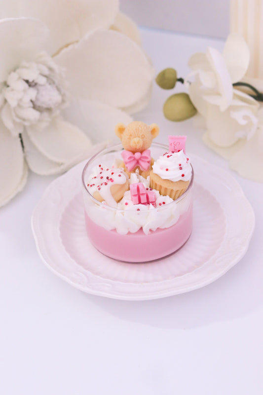 Mini Bear Dessert Candle