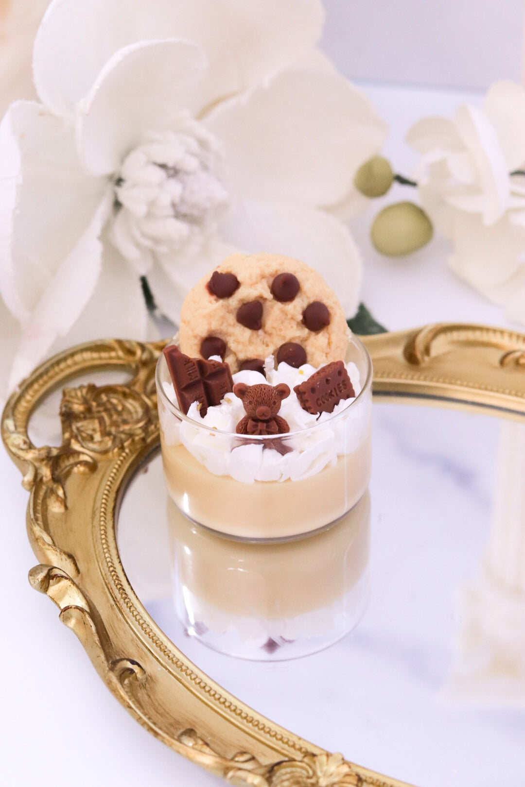 Mini Chocolate Chip Cookie Dessert Candle
