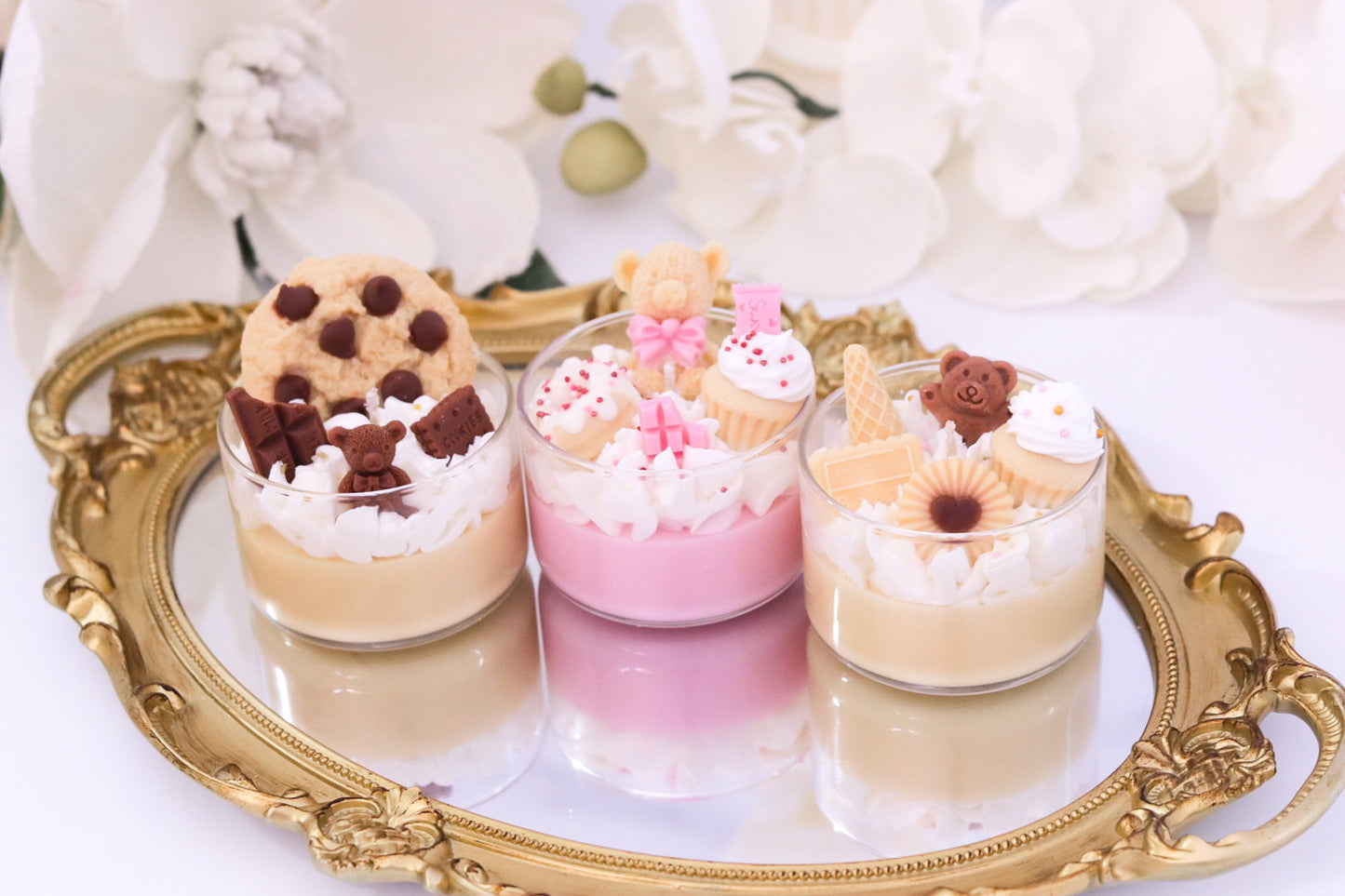 Mini Chocolate Chip Cookie Dessert Candle