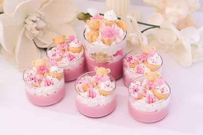 Mini Bear Dessert Candle