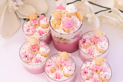 Mini Bear Dessert Candle
