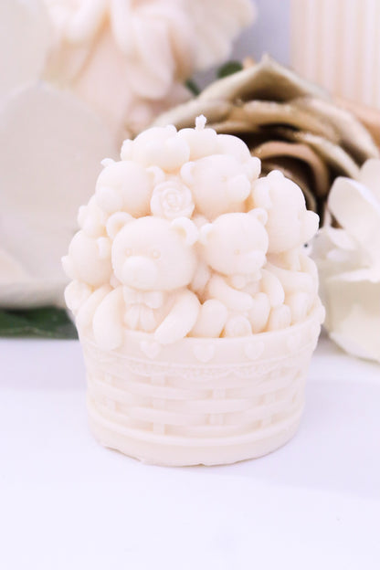Bear Basket Candle