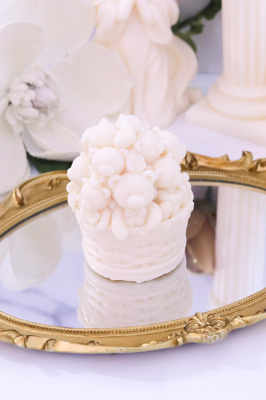 Bear Basket Candle