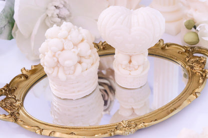 Heart Air Balloon Bears Candle