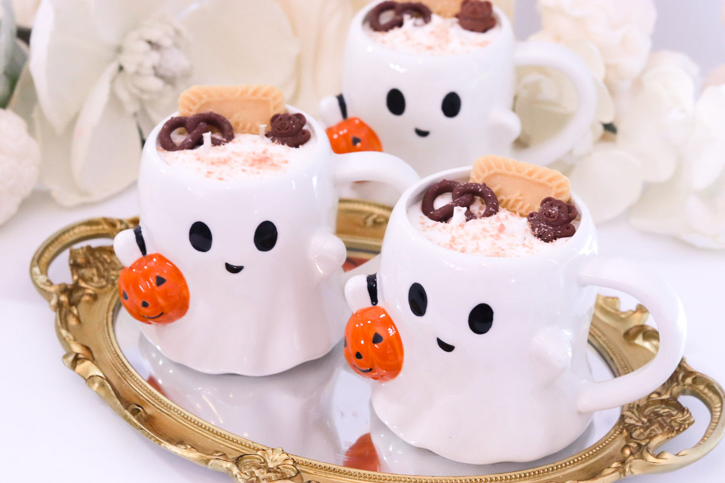 Fall Drink Dessert Candle