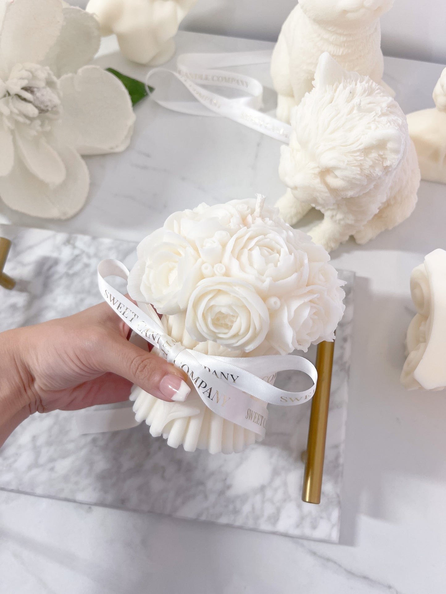 Flower Bouquet Candle