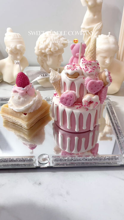 Decorative Ice Cream Cone Candle