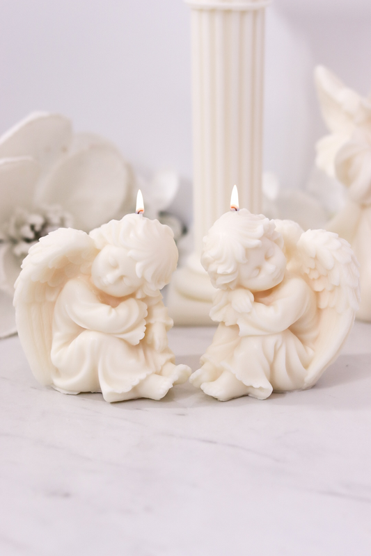 Twin Angel Candle Set